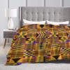 African Blankets & Throws Blanket Soft, African Art Throw Blanket Blanket Flannel Blanket for Home Outdoor(60"x50") view 4