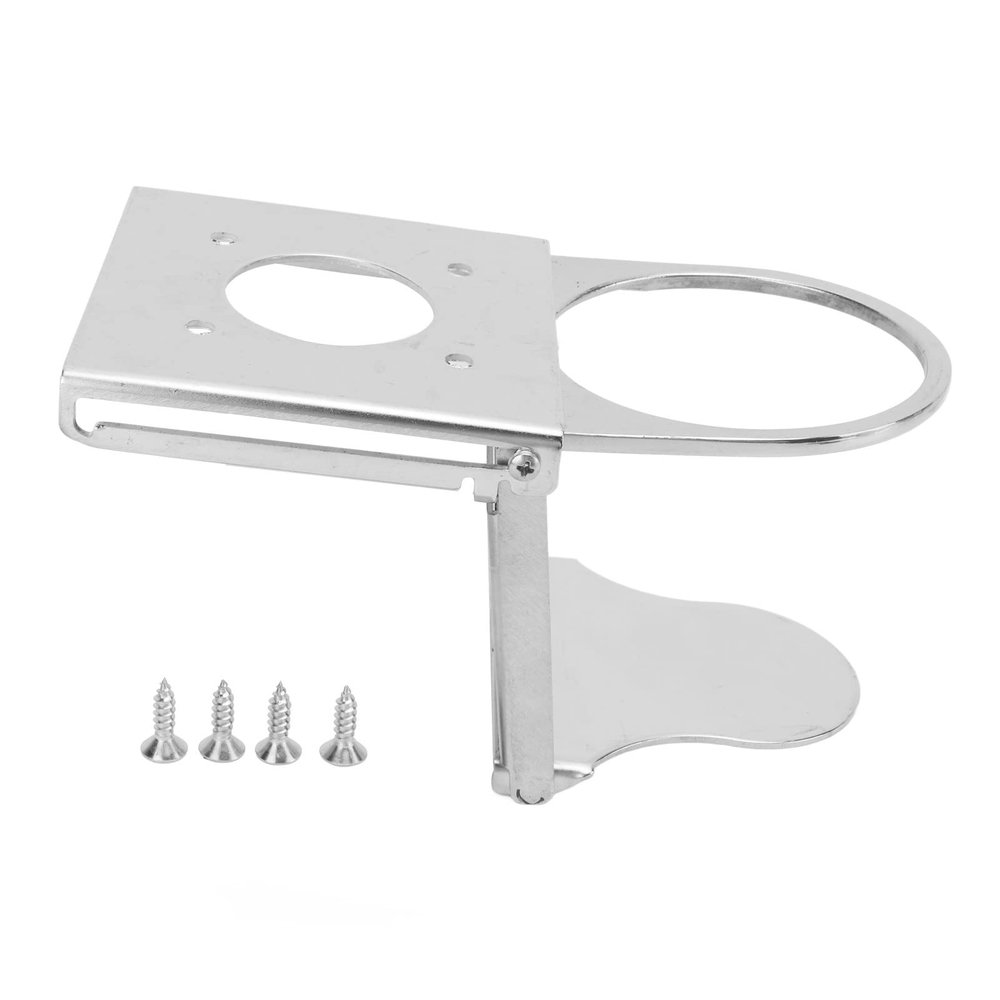 Keenso Cup Holder,304 Stainless Steel RV Folding Cup Holders for 0-2.36inch Diameter Mugs Water Bottle