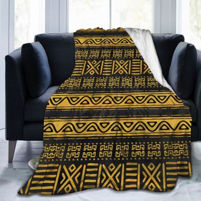 African Blankets & Throws Blanket Soft, African Art Throw Blanket Blanket Flannel Blanket for Home Outdoor(60"x50")