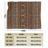 African Blankets & Throws Blanket Soft, African Art Throw Blanket Blanket Flannel Blanket for Home Outdoor(60"x50") view 3