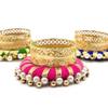 India Gift Hub Multi Color Candle Tea Light Holders Handmade Diyas Home Decor Table Top (Pack of 75) view 3