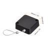 MECCANIXITY Retractable Cable Lock with Self-Adhesive, Remote Control Security Lock Anti-Lost 2m Rope Hardware Cable Lock 200g Tensile Force Black Pack of 2 view 2