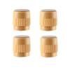 LUOFDCLDDD Furniture LegsAdjustable Bed Risers Leg,Self-Adhesive,Adds Height to Sofas Cabinets Table Chair,Supports 1100 Lbs/500 Kg,60Mm Diameter,Set of 4,Round,Abs Materia/Yellow/50Mm/2Inch view 1