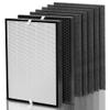 Air220 Air320 Filter Compatible with Bissell Air 220 Filters Replacements for Air220 2609A & Air320 2768A, Compare to Part# 2677 2678 2804, 1 True HEPA w/Pre-filter+1 Activate Carbon+4 Pre-filters view 1