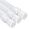 3 Pack Spring Tension Curtain Rods White Ajustable 41-71inchs, 0.6inch Diameter, Extension Spring Closet Rods for Bathroom, Windows, Wardrobe, Shoe Cabinet, Kitchen Cupboard (WHITE) view 1