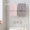 3 Pack Spring Tension Curtain Rods White Ajustable 41-71inchs, 0.6inch Diameter, Extension Spring Closet Rods for Bathroom, Windows, Wardrobe, Shoe Cabinet, Kitchen Cupboard (WHITE) view 4
