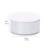 LUOFDCLDDD Furniture Legs,Carbon Steel Bed Risers Leg,Self-Adhesive,Adds Height to Sofa Cabinet Table Chair Coffee Table,Supports 1100 Lbs,60Mm Diameter,4Pcs,Round,Punch-Fre/White/6 * 3Cm view 2