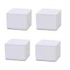 LUOFDCLDDD Furniture LegsHeavy Duty Liftniture Risers,Carbon Steel Bed Risers Leg,Self-Adhesive,Adds Height to Sofas Cabinets Table Chair,Supports 4400 Lbs,Square,Set of 4,Diameter 60Mm/White/6*6*5.2 view 1