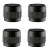 LUOFDCLDDD Furniture LegsAdjustable Bed Risers Leg,Self-Adhesive,Adds Height to Sofas Cabinets Table Chair,Supports 1100 Lbs/500 Kg,60Mm Diameter,Set of 4,Round,Abs Materia/Black/50Mm/2Inch view 1