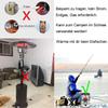 Kerosene Heaters for Indoor Use, Lightweight Portable Stainless Steel Oil Heater Glass Burner for Household Outdoor Patio Refined,C6L view 3