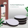 LUOFDCLDDD Furniture Legs,Carbon Steel Bed Risers Leg,Self-Adhesive,Adds Height to Sofa Cabinet Table Chair Coffee Table,Supports 1100 Lbs,60Mm Diameter,4Pcs,Round,Punch-Fre/Green/6 * 3Cm view 3