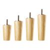 LUOFDCLDDD Furniture LegsPack of 4 Solid Wood Sofa Legs,Tapered Coffee Tableniture Feet, Replacement Armchair Feet,Cabinet Feet,For Closet,Tv Cabinet,Desk, Coffee Table,Bed,With M8 Threaded Stem/20Cm view 1