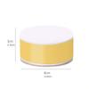 LUOFDCLDDD Furniture Legs,Carbon Steel Bed Risers Leg,Self-Adhesive,Adds Height to Sofa Cabinet Table Chair Coffee Table,Supports 1100 Lbs,60Mm Diameter,4Pcs,Round,Punch-Fre/Yellow/6 * 3Cm view 2