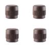 LUOFDCLDDD Furniture LegsAdjustable Bed Risers Leg,Self-Adhesive,Adds Height to Sofas Cabinets Table Chair,Supports 1100 Lbs/500 Kg,60Mm Diameter,Set of 4,Round,Abs Materia/Brown/50Mm/2Inch view 1