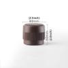LUOFDCLDDD Furniture LegsAdjustable Bed Risers Leg,Self-Adhesive,Adds Height to Sofas Cabinets Table Chair,Supports 1100 Lbs/500 Kg,60Mm Diameter,Set of 4,Round,Abs Materia/Brown/50Mm/2Inch view 2