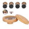Cocktail Smoker for Infuse Cocktail, Whiskey and Bourbon, Meat, Salad, Cheese and BBQ, Drink Smoker Kit Include Oak, Cherry, Apple and Pecan Wood Chips, whiskey Smoker Infuser as A Gift for Your Lover view 1