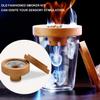 Cocktail Smoker for Infuse Cocktail, Whiskey and Bourbon, Meat, Salad, Cheese and BBQ, Drink Smoker Kit Include Oak, Cherry, Apple and Pecan Wood Chips, whiskey Smoker Infuser as A Gift for Your Lover view 3
