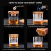 Cocktail Smoker for Infuse Cocktail, Whiskey and Bourbon, Meat, Salad, Cheese and BBQ, Drink Smoker Kit Include Oak, Cherry, Apple and Pecan Wood Chips, whiskey Smoker Infuser as A Gift for Your Lover view 4