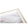 13x19 Inch Decorative Wood Ottoman/Coffee Table Tray Featuring Marble Water view 2
