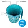 Camco Pop-Up Utility Container - Use as Collapsible Trash Can When Camping - Holds 30-Gallon Kitchen-Size Trash Bags - Stands 2-Ft Tall & Collapses for RV Storage and Organization (42990) view 4