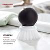 KitchenAid Soft Grip Vegetable Brush for Hard Skinned Fruits and Vegetables, Sturdy Bristles for Tough Scrubbing, Soft Girp Handle for Optimal Conrtol, Dishwasher Safe, 2.05 Inch, Black view 3