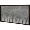 A and B Home 82888 39.4" L Rectangular-Shaped Gray Paper/Glass Shadow Box Decor Wall Art view 2
