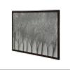 A and B Home 82888 39.4" L Rectangular-Shaped Gray Paper/Glass Shadow Box Decor Wall Art view 4