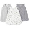 Simple Joys by Carter's Baby 3-Pack Cotton Wearable Blankets, Animals/Stripes, Large view 1