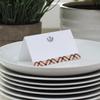 Place Cards with Tan/Black/Red Tartan Plaid and Scottish Thistle Design for Weddings, Showers, and Holiday and Dinner Parties. Table Tent Style, Scored for easy folding. (50) view 3