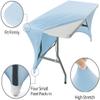 4FT/6FT/8FT/10FT Stretchable Spandex Tablecloth, 2Set Rectangular Stretch Wrinkle Resistant Table Cover for Party, Banquet, Wedding and Events, Ivory view 2