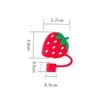 10pcs Cartoon Straw Toppers Reusable Drinking Straw Caps Cute Covers Tumbler Cups Tips Lids Protectors Cup Accessories view 2