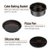 18 PCS Air Fryer Accessories, 8 Inch XL Deep Fryer Accessories Compatible with Gowise USA Phillips Ninjia Cosori Cozyna Air Fryer, Fit 3.6QT- 6.8QT Air Fryer with Cake Pan, Pizza Pan, Air Fryer Liner view 3