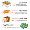 18 PCS Air Fryer Accessories, 8 Inch XL Deep Fryer Accessories Compatible with Gowise USA Phillips Ninjia Cosori Cozyna Air Fryer, Fit 3.6QT- 6.8QT Air Fryer with Cake Pan, Pizza Pan, Air Fryer Liner view 4