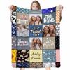 MyPupSocks Personalized Blanket Best Friend Birthday Gifts for Women Best Friend Ever Love Heart Custom Long Distance Friendship Blanket for Bestie Fleece Throw Blanket for BFF Sister 50x60 view 2