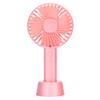 DFDFSFG Small Mini Fan,Portable Fan,HandheldDesk Cooling Fan,USB 3 Speeds Adjustable Mini Fan,Home Office School Outdoor Personal Fan Strong Airflow (Color : Pink) view 1