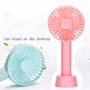 DFDFSFG Small Mini Fan,Portable Fan,HandheldDesk Cooling Fan,USB 3 Speeds Adjustable Mini Fan,Home Office School Outdoor Personal Fan Strong Airflow (Color : Pink) view 3