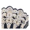 Handmade Folding Fan Folding Hand Held Fan Flower Lace Black Wedding Dance Party Silk Fans Luxury Fashion Hot Stamping Fan Spanish Style Handheld Fan (Color : Royal Blue) view 3