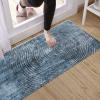 Modern Narrow Runner Rug for Hallway, Blue Non Slip Carpet Runner for Kitchen Hall Stairs 100cm 1.5m 2m 250cm 300cm 4m 5m 6m Floor Mat, Washable Area Rugs (Size : 2.3 ft x 11.5 ft) view 4
