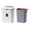 Angoily Garbage Can Plastic Garbage Bin Compost Trash Bin Hanging Trash Can Countertop Kitchen Hanging Indoor Small view 1