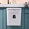 Angoily Garbage Can Plastic Garbage Bin Compost Trash Bin Hanging Trash Can Countertop Kitchen Hanging Indoor Small view 3