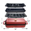 HeHoGoGo Multifunctional Electric Griddle Electric Grill Nonstick Baking Maker with 3 Interchangeable Pans For Takoyaki Cake Pop/ Mini Pancake/ Fried Steak view 4