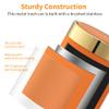 Mini Trash Can with Lid, Desktop Small Trash Can Recycling Bin Cute Metal Garbage Can for Tabletop Countertop Use,Stainless Steel 0.4Gal/1.5L Waste Bin for Office Parlor Car Bedroom,Swing Lid Open view 4