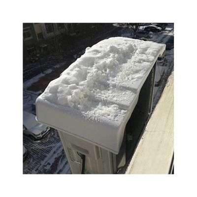 HHMAX Air Conditioner Cover for Outside Window Unit, Heavy Duty Waterproof AC Cover for Outdoor Window PVC Patio Rain Enclosure with Wire Rope Easy to Install (Color : White, Size : 110x47X17cm)