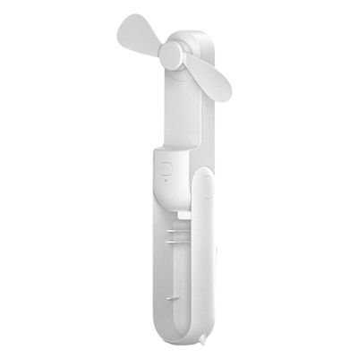 DFDFSFG Small Portable Mini Fan,Handheld Fan,Mini Portable Hand Fan,USB Rechargeable Pocket Fan with 3 Speed for Outdoor,Office,Home Strong Airflow (Color : White, Size : Model 1)