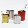 HNHYNSY Ice Bucket for Cocktail Bar Stainless Steel Champagne Beer Ice Bucket Hotel Party Suitable for Large-Capacity Iced Drinks Multi-Functional Ice Bucket Ice Buckets for Parties view 4