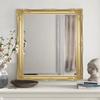 H-A H&A 32''x24'' Framed Wall Mounted Mirror Decorative Vanity for Bedroom Hanging Vertical or Horizontal (Gold) view 2