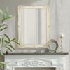 H-A 32''x24'' Framed Wall Mounted Mirror Decorative Vanity Mirror for Bedroom Hanging Vertical or Horizontal (White) view 1