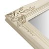 H-A 32''x24'' Framed Wall Mounted Mirror Decorative Vanity Mirror for Bedroom Hanging Vertical or Horizontal (White) view 3