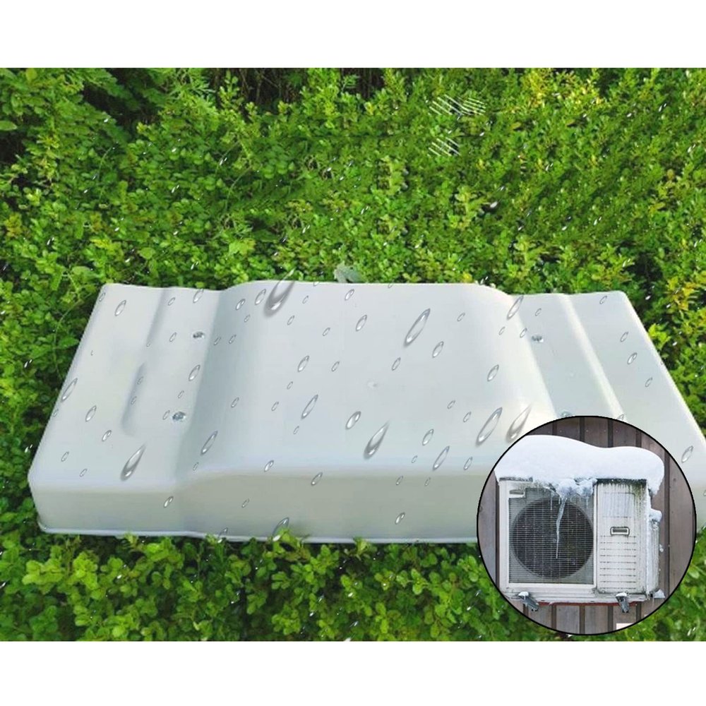 HHMAX Air Conditioner Covers for Outside Unit- Central AC Unit Cover for Outdoor Waterproof Snow Protection All Season Protection- Heavy Duty PVC Patio Rain Enclosure