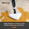 REECOO Steam Mop with Attachments,20s Rapid Heating,Lightweight Floor Steamer for Kitchen, Living Room Wood Floor Tile Carpet Cleaning view 3